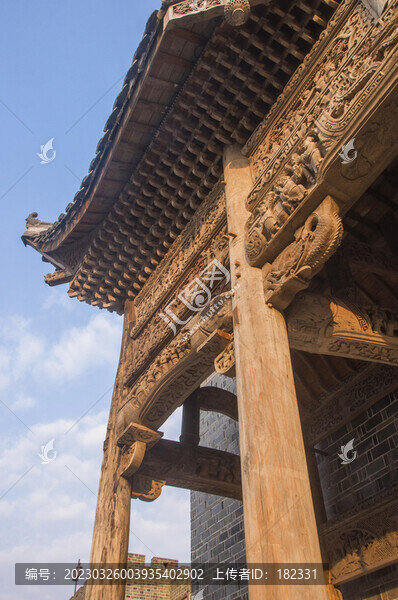 樹德堂木建筑局部