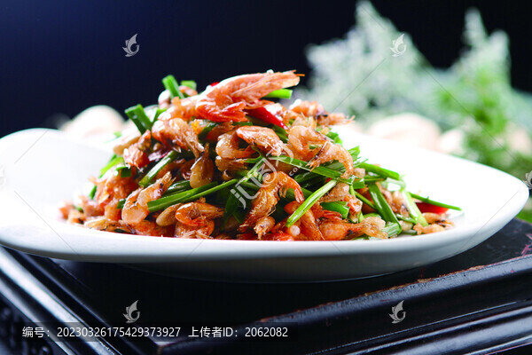 韭菜炒河蝦