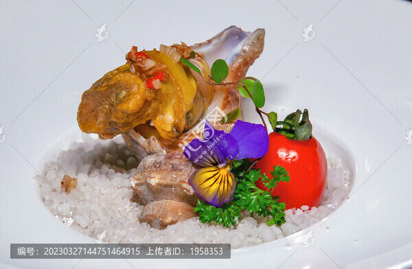 鹽焗海螺