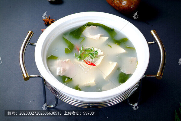 海芥菜燉豆腐