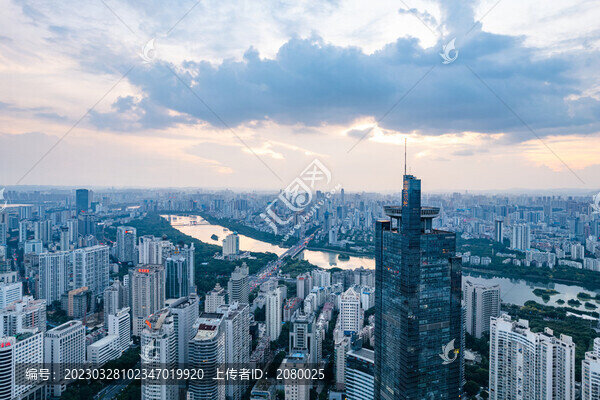 廣西南寧城市風(fēng)光航拍