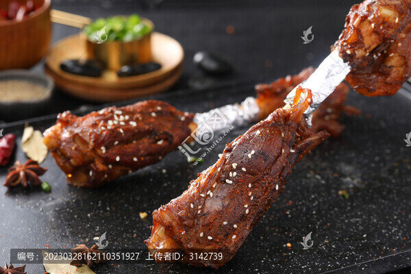 烤羊腿