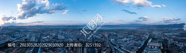 云南玉溪江川區(qū)全景
