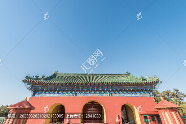 北京天壇公園的古建筑