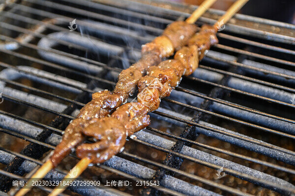 烤牛肉串