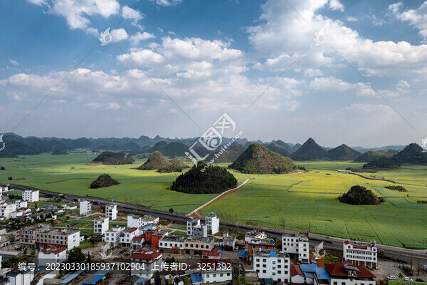 云南羅平金雞峰叢