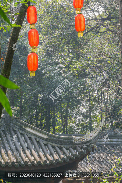 春天中國成都的杜甫草堂