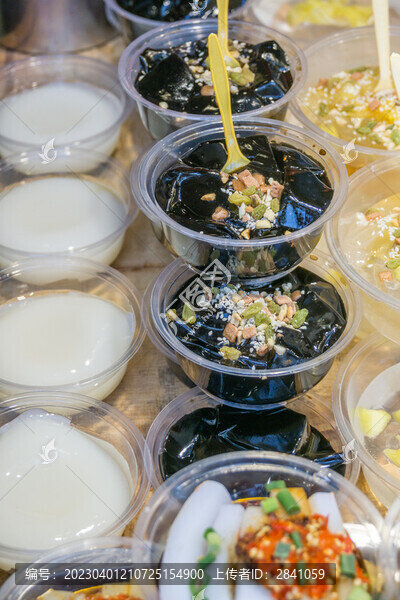 中國四川成都小吃龜苓膏
