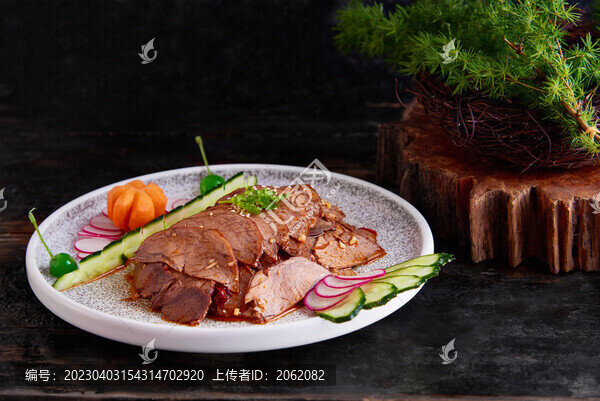 香菜拌牛肉