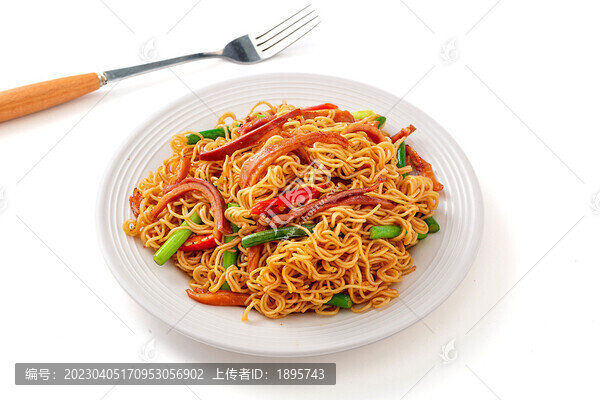 豬肚炒面