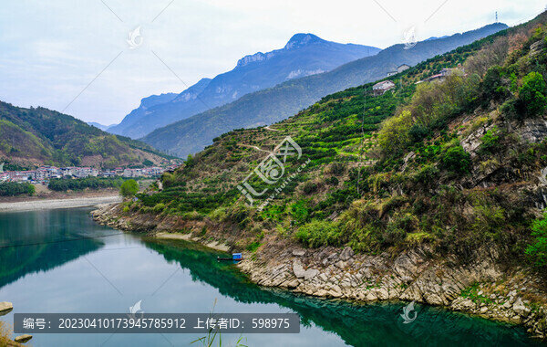 湖北宜昌清江山水自然風(fēng)光