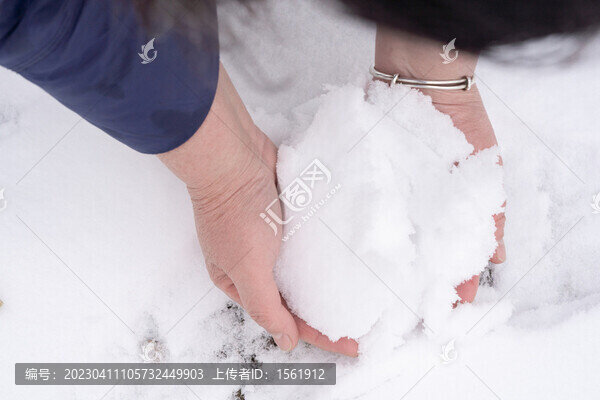 雪景人物