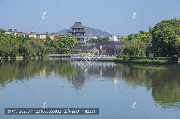 漳浦西湖公園風情