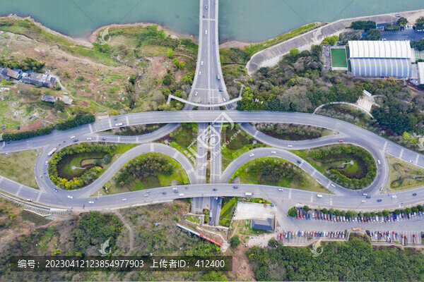 立交橋鳥瞰