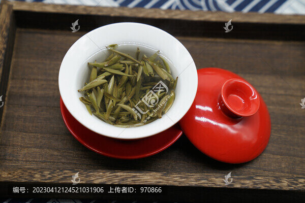 白毫銀針白茶葉底茶底白牡丹