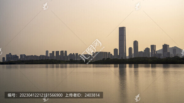 濱海建筑深圳灣風(fēng)光