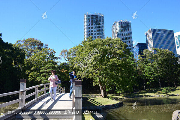 日本東京濱離宮恩賜庭園風(fēng)景