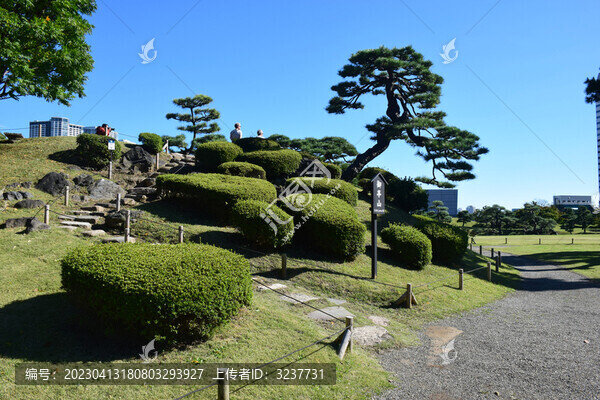 日本東京濱離宮恩賜庭園風(fēng)景