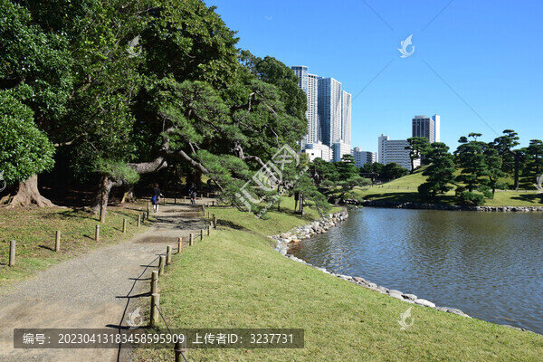 日本東京濱離宮恩賜庭園風(fēng)景