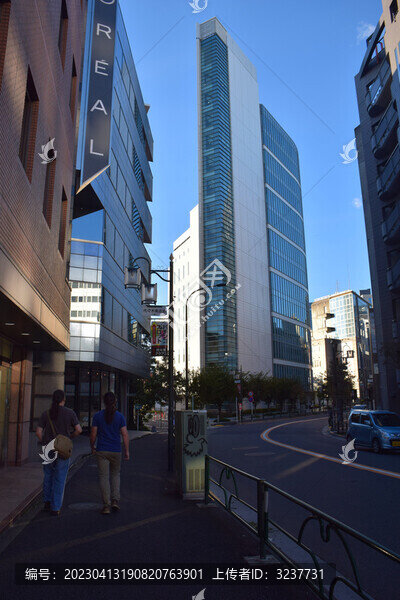 日本東京城市街景