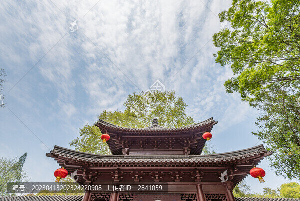 南京棲霞山楓樹園林建筑