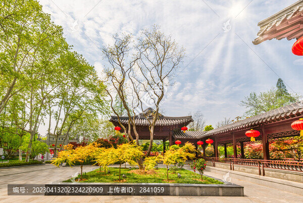南京棲霞山楓樹園林建筑
