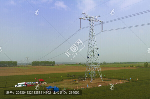 高壓電力線路施工