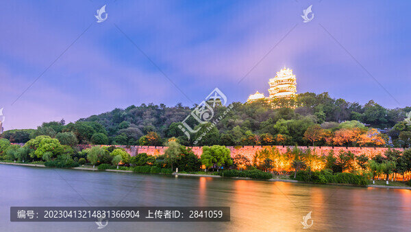 南京獅子山閱江樓夜景