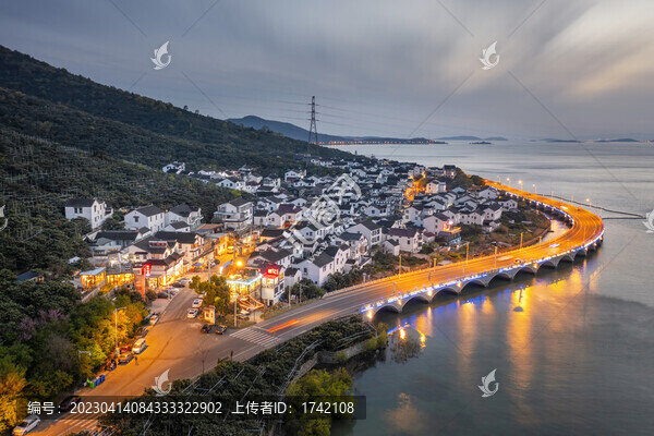 岱心灣夜色