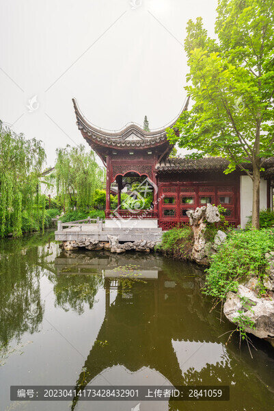 南京瞻園景區(qū)的船舫畫舫