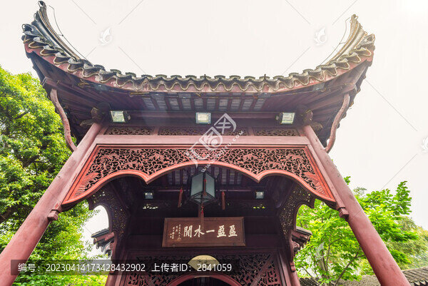 南京瞻園景區(qū)的船舫畫舫