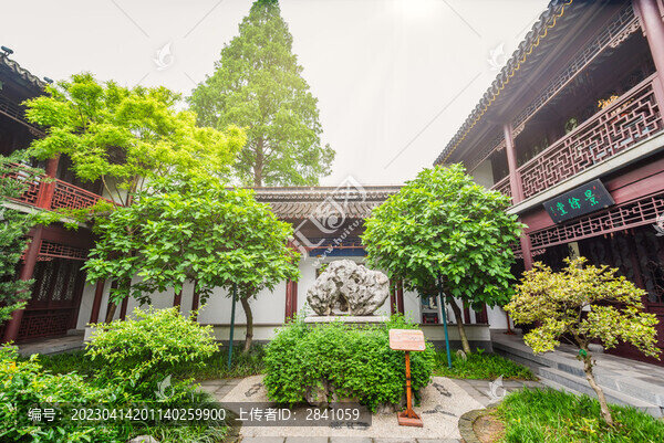 南京瞻園景區(qū)的景徐堂古建筑