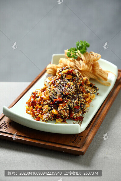芝麻牛肉粒