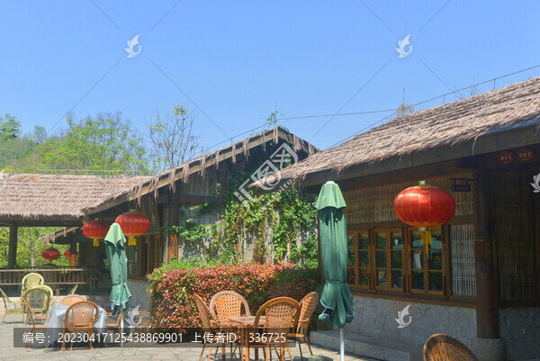 成都五鳳溪古鎮(zhèn)中式茶館
