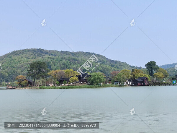 自然風(fēng)景湖泊南北湖