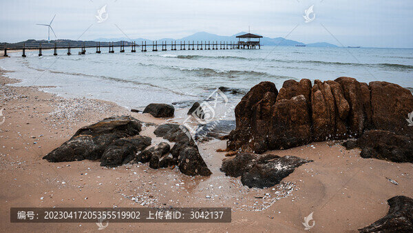 汕尾風(fēng)車島海景