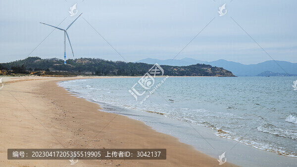 汕尾風(fēng)車島海景