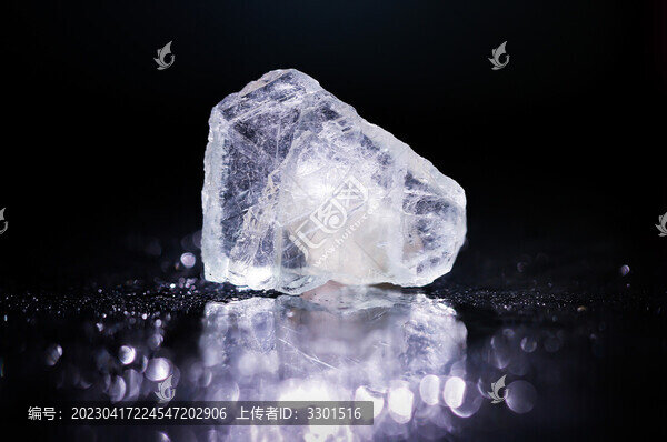 板狀氟石晶體