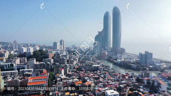 航拍廈門沙坡尾