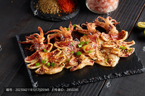 碳烤鮮魷魚