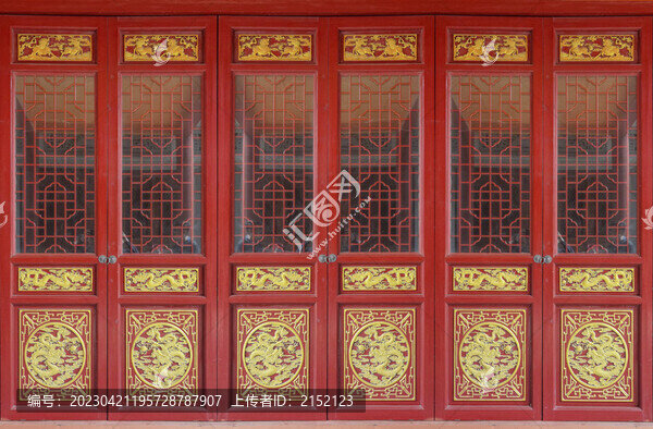 古建筑中式木門