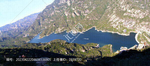北京青龍峽全景圖