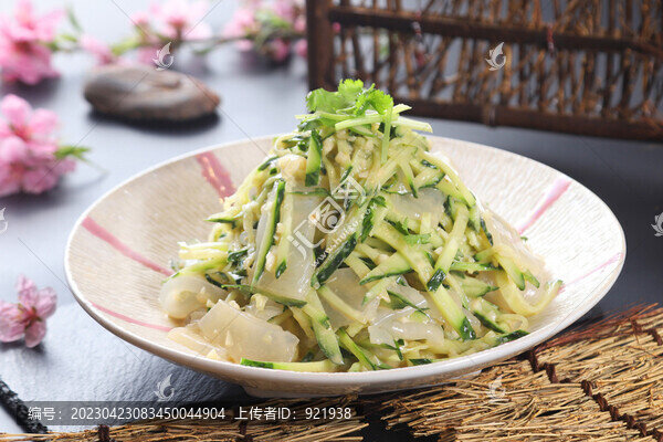 黃瓜拉皮