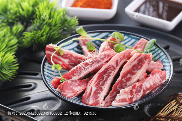烤黑牛肋條