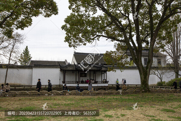 蘇州掘政園古典園林風(fēng)光