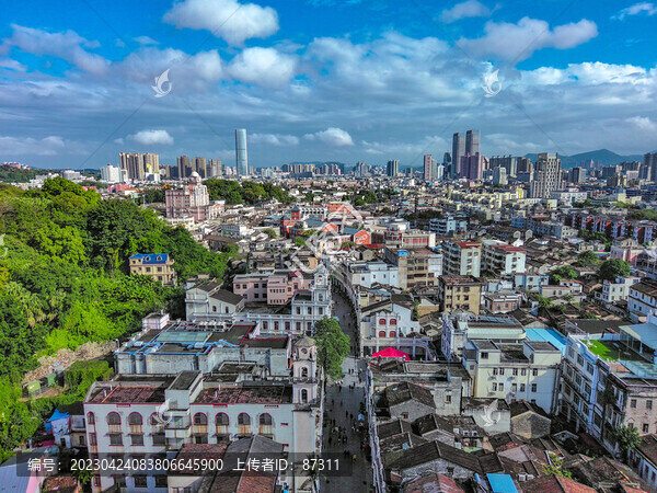 航拍中山孫文西路