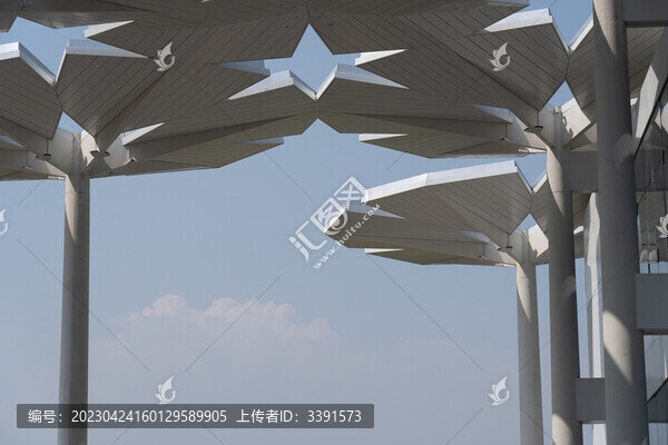 世園會(huì)國(guó)際館一角