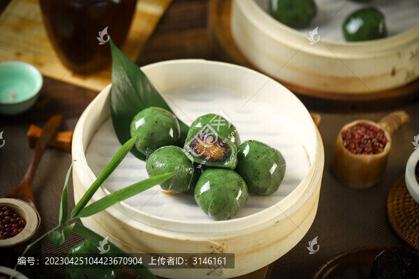 農(nóng)家自制青團(tuán)