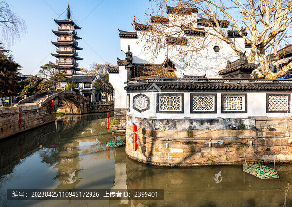上海州橋老街法華塔