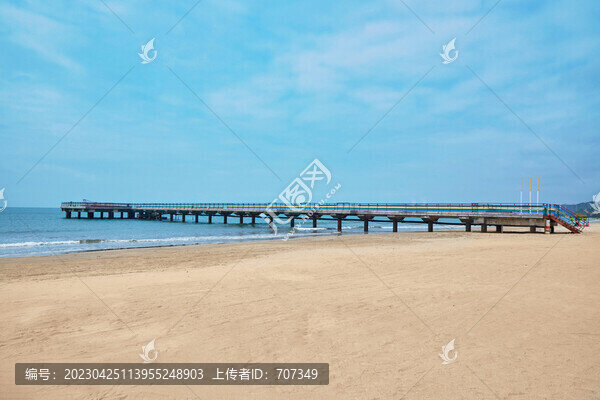 廣東惠州雙月灣沙灘長廊